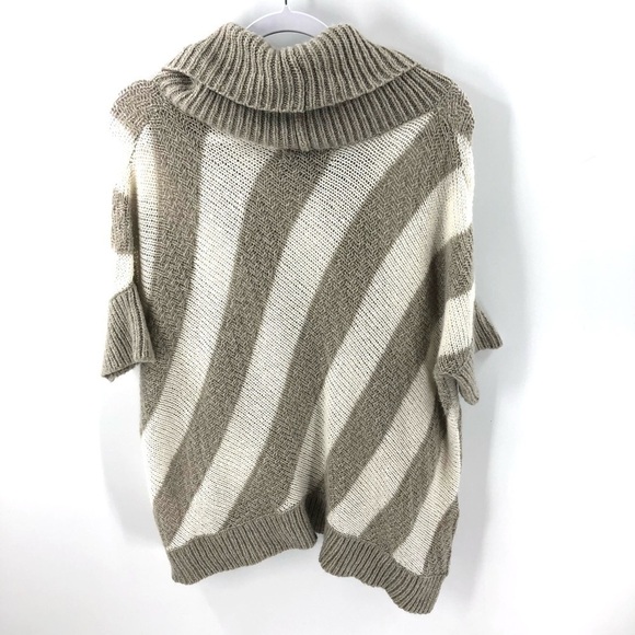 Wool Blend Cowl Neck Sweater Top Poncho Tunic Slouchy Sz Medium Large Old Navy - Picture 3 of 8